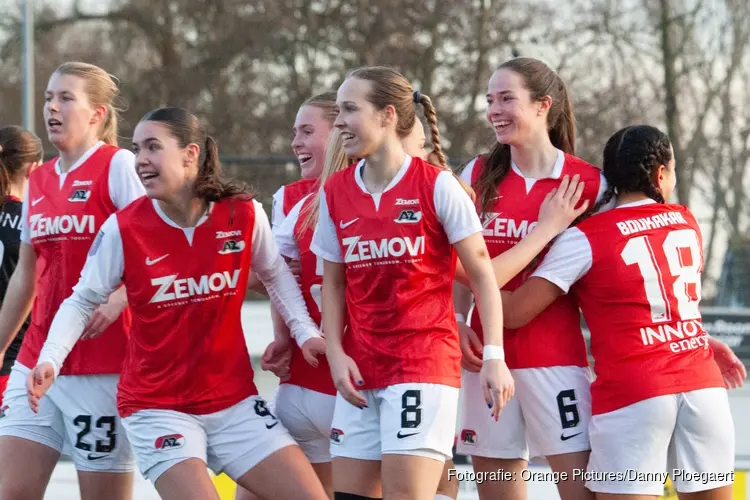 AZ Vrouwen pakken volle buit bij Excelsior