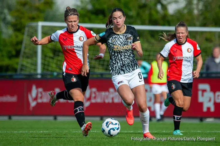 Feyenoord en AZ naar remise bij start Eredivisie Vrouwen