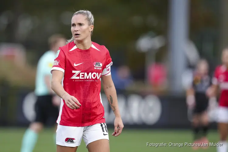 AZ Vrouwen winnen ruim van Excelsior: hattrick Van Lunteren