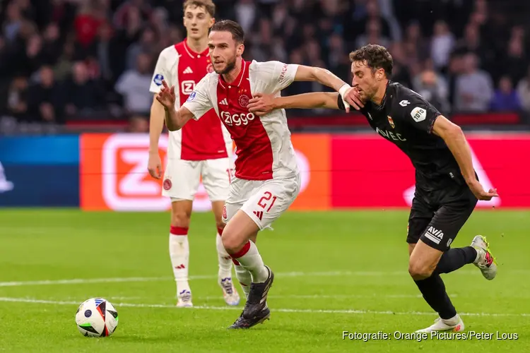 Mat Ajax heeft aan één goal genoeg tegen Willem II