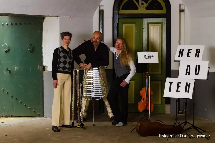 Kom naar het bijzondere concert ‘Herauten van de Stelling’ van Duo Leeghwater en Henk Zwart op zondagmiddag 16 juni op Fort bij Spijkerboor!