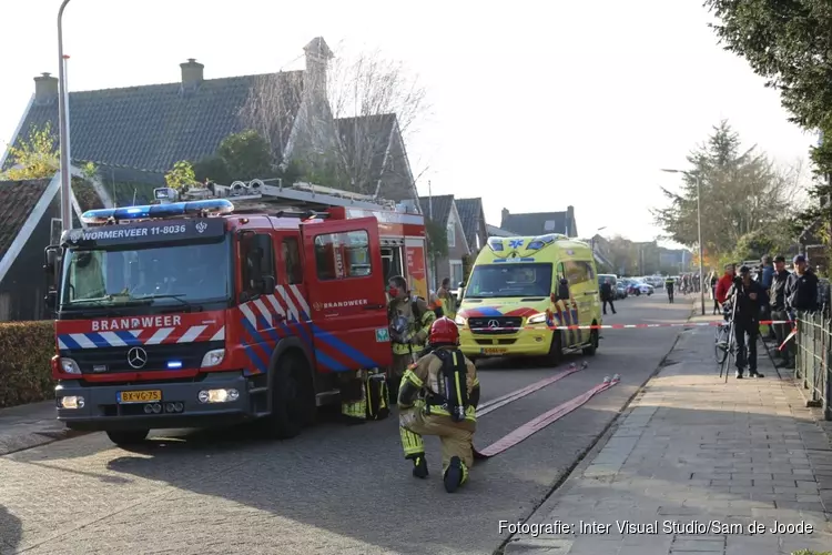 Woningbrand in Wormer snel onder controle