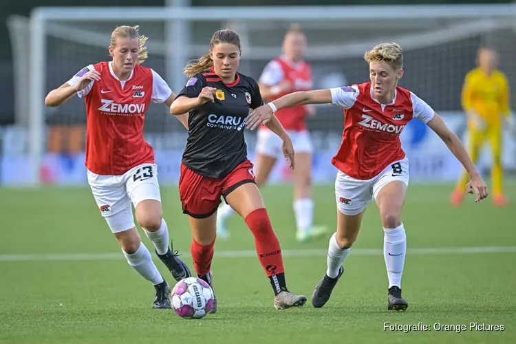 AZ Vrouwen ziet Excelsior in blessuretijd gelijk komen